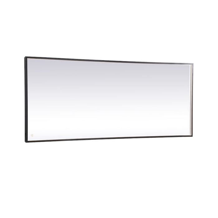 Elegant Decor Pier 30X72" LED Mirror/3000K/4200K/6400K, Black