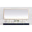 Elegant Decor Pier 30X72" LED Mirror/3000K/4200K/6400K, Brass
