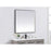 Elegant Decor Pier 36X36" LED Mirror/3000K/4200K/6400K, Black