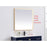 Elegant Decor Pier 36X36" LED Mirror/3000K/4200K/6400K, Brass