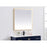 Elegant Decor Pier 36X36" LED Mirror/3000K/4200K/6400K, Brass