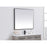 Elegant Decor Pier 36X40" LED Mirror/3000K/4200K/6400K, Black