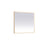 Elegant Decor Pier 36X40" LED Mirror/3000K/4200K/6400K, Brass