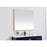 Elegant Decor Pier 36X40" LED Mirror/3000K/4200K/6400K, Brass