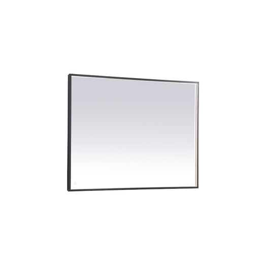 Elegant Decor Pier 36X48" LED Mirror/3000K/4200K/6400K, Black