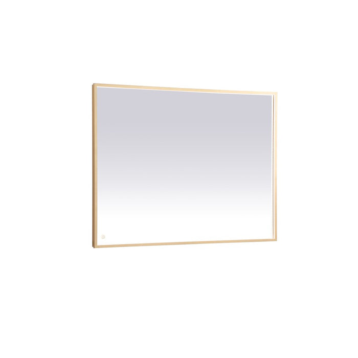 Elegant Decor Pier 36X48" LED Mirror/3000K/4200K/6400K, Brass