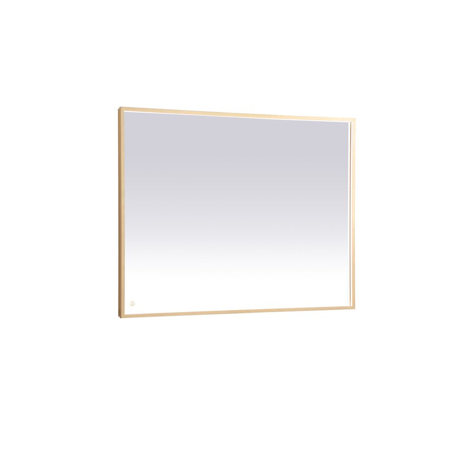 Elegant Decor Pier 36X48" LED Mirror/3000K/4200K/6400K, Brass