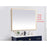 Elegant Decor Pier 36X48" LED Mirror/3000K/4200K/6400K, Brass