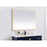 Elegant Decor Pier 36X48" LED Mirror/3000K/4200K/6400K, Brass