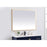 Elegant Decor Pier 36X48" LED Mirror/3000K/4200K/6400K, Brass