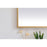 Elegant Decor Pier 36X48" LED Mirror/3000K/4200K/6400K, Brass