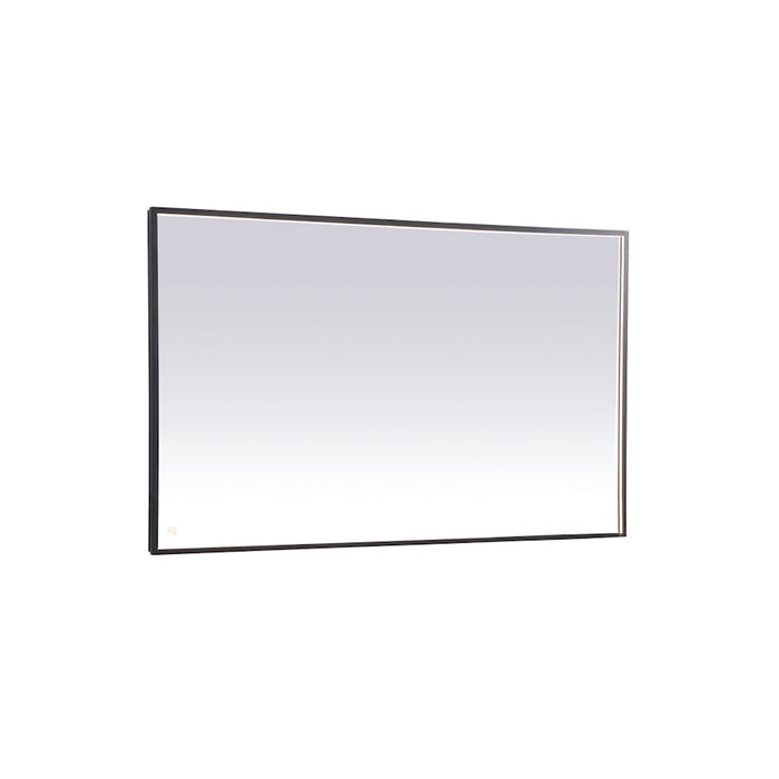 Elegant Decor Pier 36X60" LED Mirror/3000K/4200K/6400K, Black
