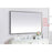 Elegant Decor Pier 36X60" LED Mirror/3000K/4200K/6400K, Black