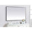 Elegant Decor Pier 36X60" LED Mirror/3000K/4200K/6400K, Black