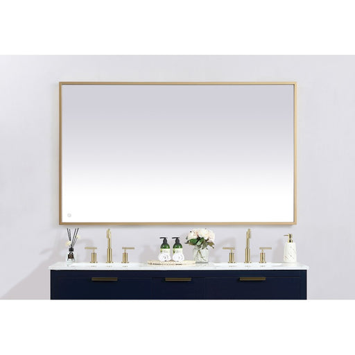 Elegant Decor Pier 36X60" LED Mirror/3000K/4200K/6400K, Brass