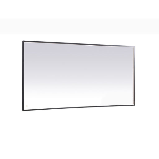 Elegant Decor Pier 36X72" LED Mirror/3000K/4200K/6400K, Black