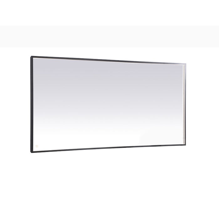 Elegant Decor Pier 36X72" LED Mirror/3000K/4200K/6400K, Black