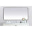 Elegant Decor Pier 36X72" LED Mirror/3000K/4200K/6400K, Black