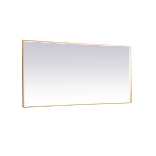 Elegant Decor Pier 36X72" LED Mirror/3000K/4200K/6400K, Brass