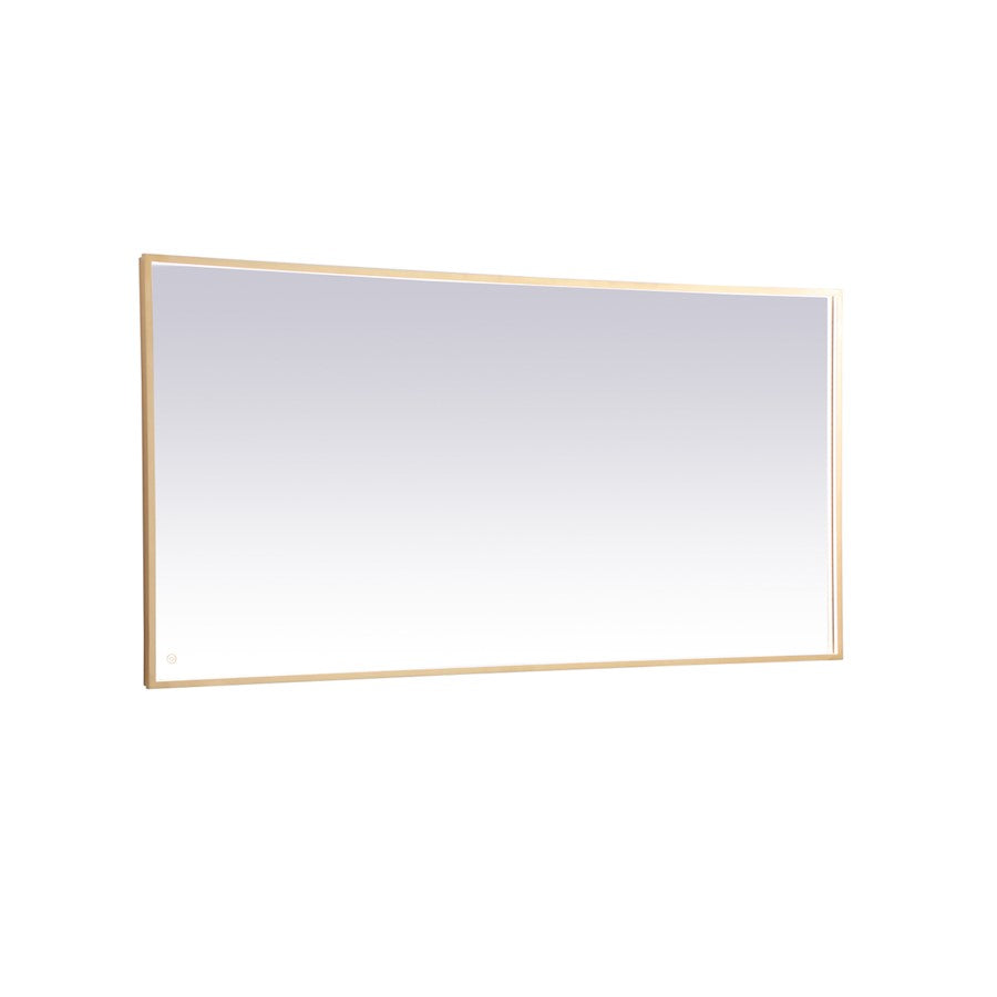 Elegant Decor Pier 36X72" LED Mirror/3000K/4200K/6400K, Brass