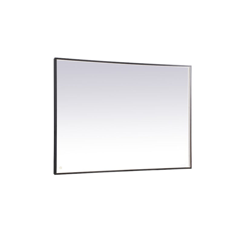 Elegant Decor Pier 42X60" LED Mirror/3000K/4200K/6400K, Black