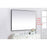Elegant Decor Pier 42X60" LED Mirror/3000K/4200K/6400K, Black
