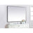 Elegant Decor Pier 42X60" LED Mirror/3000K/4200K/6400K, Black