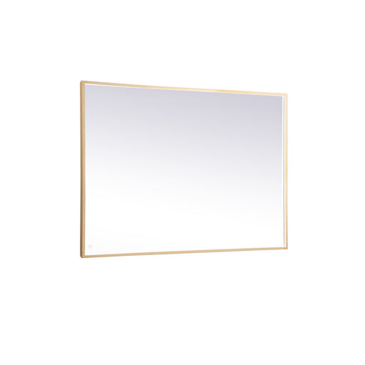 Elegant Decor Pier 42X60" LED Mirror/3000K/4200K/6400K, Brass