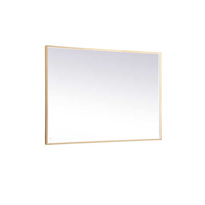 Elegant Decor Pier 42X60" LED Mirror/3000K/4200K/6400K, Brass