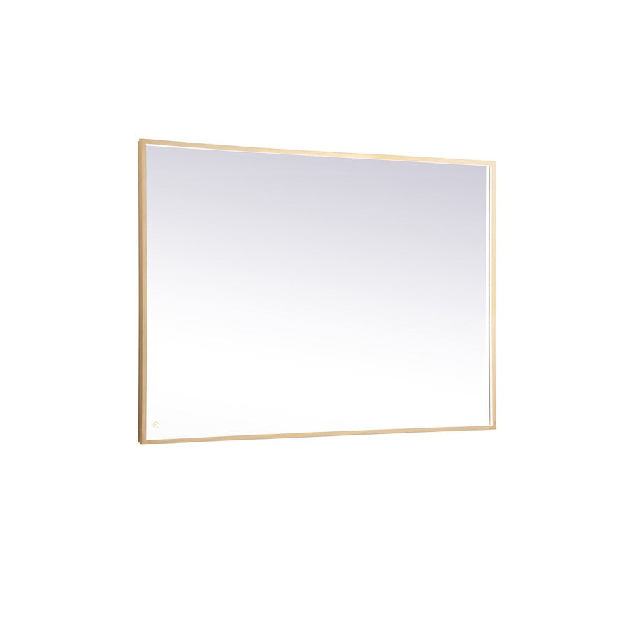 Elegant Decor Pier 42X60" LED Mirror/3000K/4200K/6400K, Brass