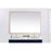 Elegant Decor Pier 42X60" LED Mirror/3000K/4200K/6400K, Brass