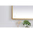 Elegant Decor Pier 42X60" LED Mirror/3000K/4200K/6400K, Brass