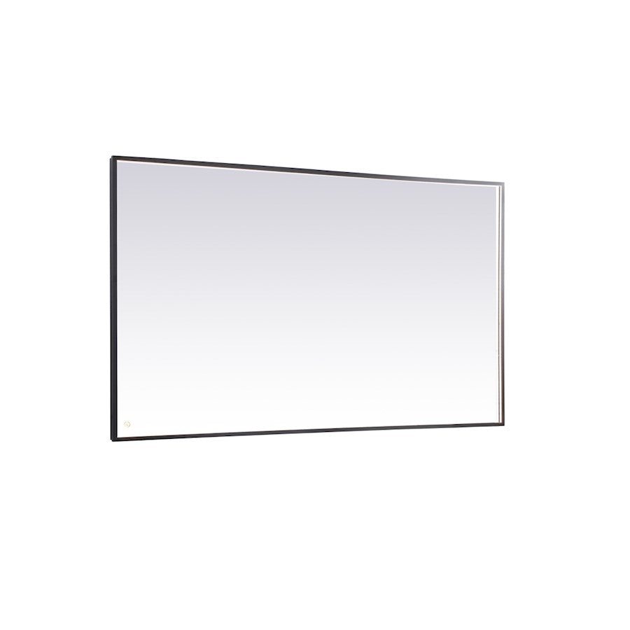 Elegant Decor Pier 42X72" LED Mirror/3000K/4200K/6400K, Black
