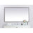 Elegant Decor Pier 42X72" LED Mirror/3000K/4200K/6400K, Black