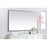 Elegant Decor Pier 42X72" LED Mirror/3000K/4200K/6400K, Black