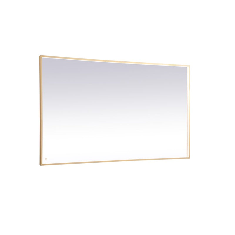Elegant Decor Pier 42X72" LED Mirror/3000K/4200K/6400K, Brass
