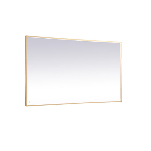 Elegant Decor Pier 42X72" LED Mirror/3000K/4200K/6400K, Brass