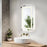 Elegant Kitchen and Bath Riven 2 Strip Light 30x18 LED Mirror, White