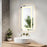 Elegant Kitchen and Bath Riven 2 Strip Light 30x18 LED Mirror, White