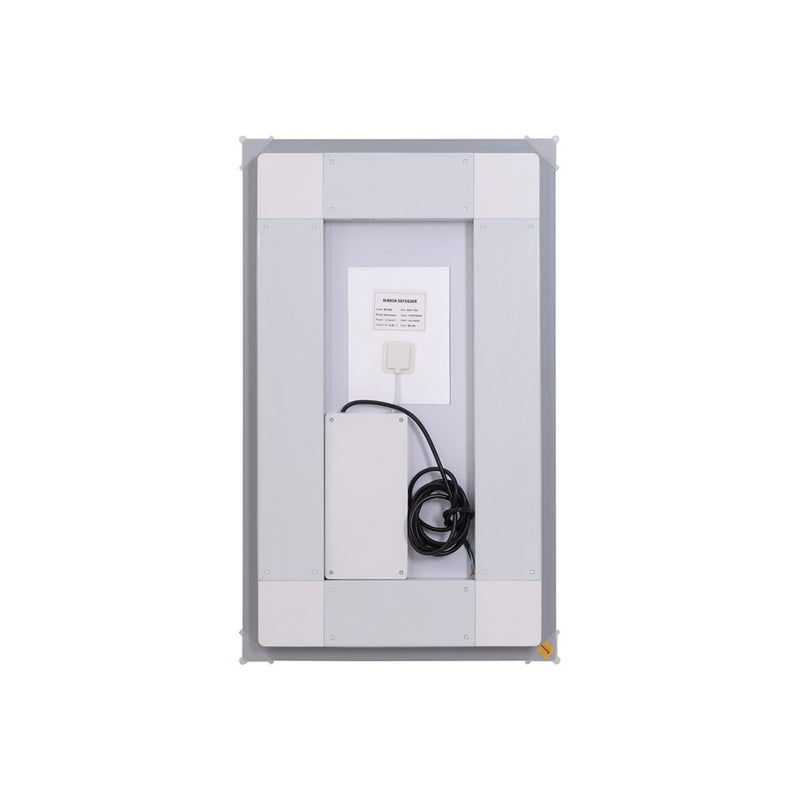 Elegant Kitchen and Bath Riven 2 Strip Light 30x18 LED Mirror, White