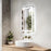 Elegant Kitchen and Bath Riven 2 Strip Light 36x18 LED Mirror, White
