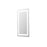 Elegant Kitchen and Bath Riven 2 Strip Light 36x18 LED Mirror, White