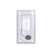 Elegant Kitchen and Bath Riven 2 Strip Light 36x18 LED Mirror, White