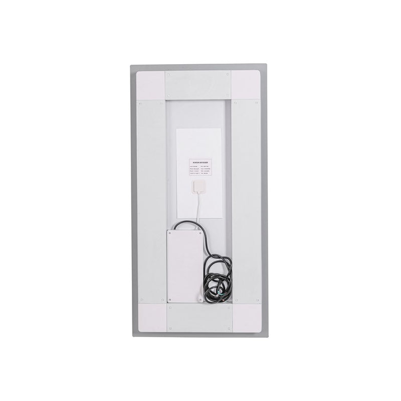 Elegant Kitchen and Bath Riven 2 Strip Light 30x20 LED Mirror, White