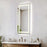 Elegant Kitchen and Bath Riven 2 Strip Light 40x20 LED Mirror, White