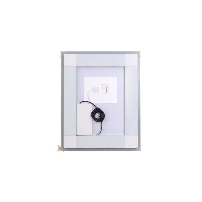 Elegant Kitchen and Bath Riven 2 Strip Light 36x24 LED Mirror, White