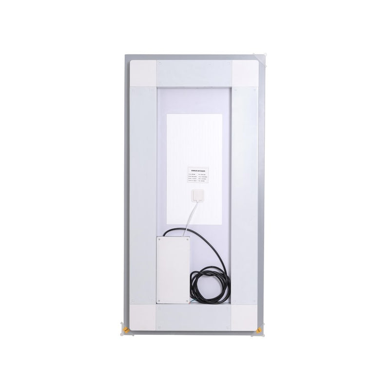 Elegant Kitchen and Bath Riven 2 Strip Light 40x24 LED Mirror, White