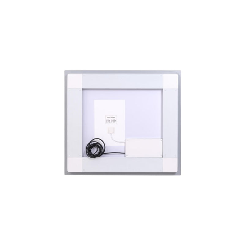 Elegant Kitchen and Bath Riven 2 Strip Light 30x27 LED Mirror, White