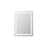Elegant Kitchen and Bath Riven 2 strip Light 36x27 LED Mirror, White - MRE82736