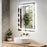 Elegant Kitchen and Bath Riven 2 Strip Light 36x27 LED Mirror, White